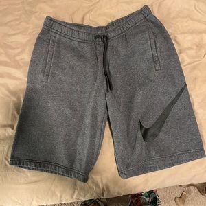Men’s Gray Nike Sweat Shorts